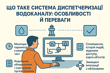 Що таке система диспетчеризації водоканалу: особливості й переваги фото