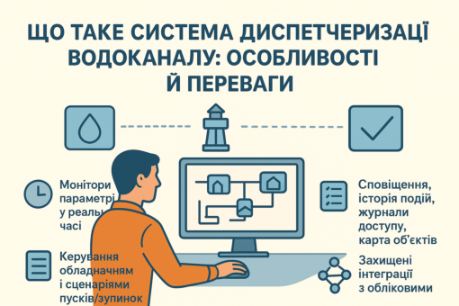 Що таке система диспетчеризації водоканалу: особливості й переваги Що таке система диспетчеризації водоканалу: особливості й переваги