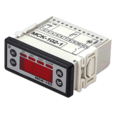 Moduł sterowania średnio- i niskotemperaturowymi układami chłodniczymi z automatycznym rozmrażaniem MCK-102-14