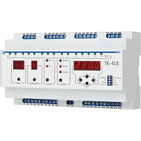 Zegar sekwencyjno-kombinacyjny TK-415
