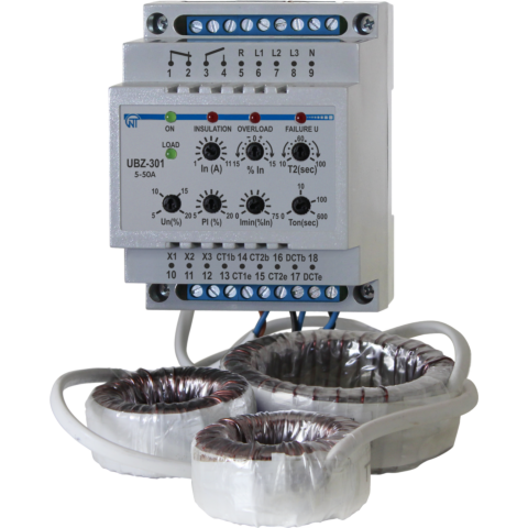 Moduł zabezpieczenia silników asynchronicznych UBZ-301 5-50 A